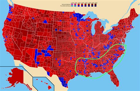 Us Political Map By County - Map