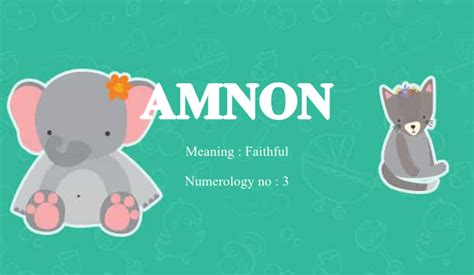 Amnon Name Meaning