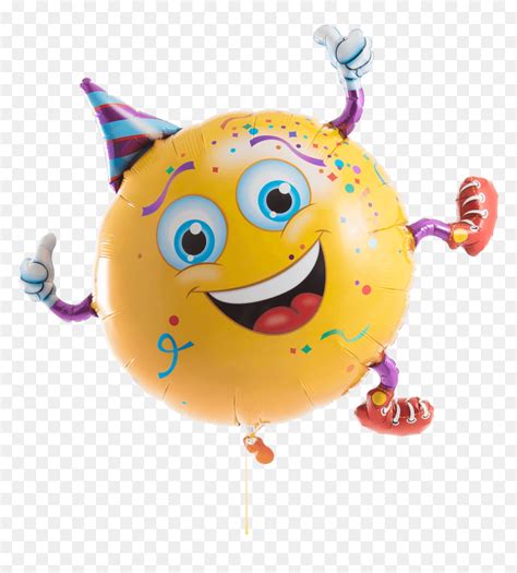 Transparent Balloon Emoji Png - Party Emoji Transparent Background, Png ...