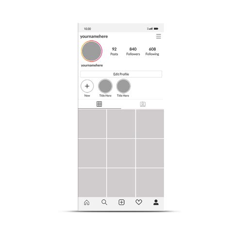 Free Instagram Layout Mockup PSD...