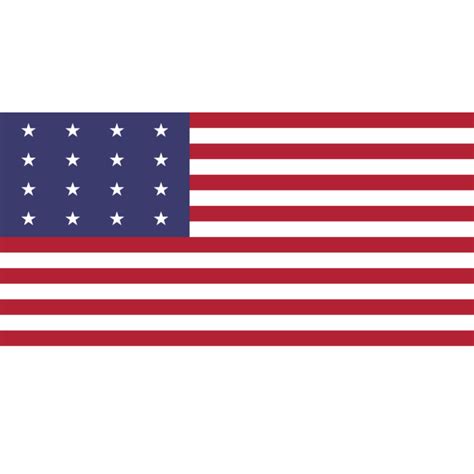 Flag: 16 Star US Flag Unofficial | landscape flag | 1.35m² | 14.5sqft ...