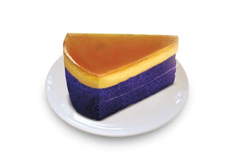 Ube Flan Cake Slice - Order Online! | Red Ribbon Bakeshop