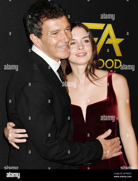 BEVERLY HILLS, CA - NOVEMBER 03: Antonio Banderas and Stella Banderas ...