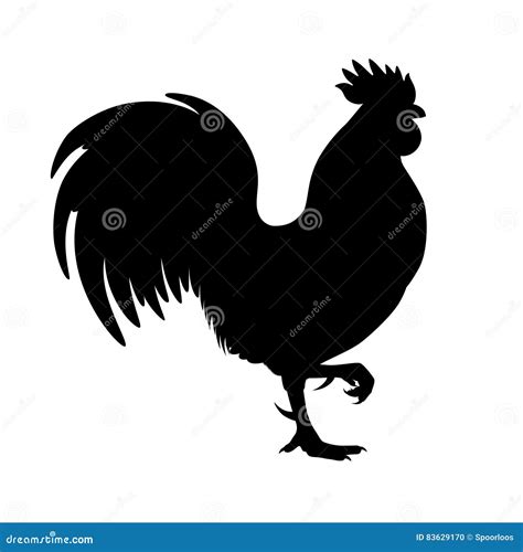 Hen And Rooster Vector Illustration | CartoonDealer.com #5440062