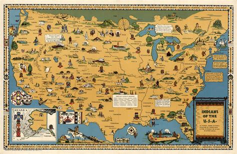 Map Of Indians In America