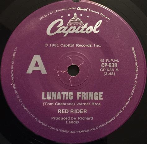 Red Rider - Lunatic Fringe (1981, Vinyl) | Discogs