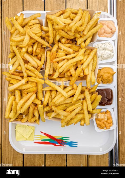 Belgian Frites Stock Photos & Belgian Frites Stock Images - Alamy