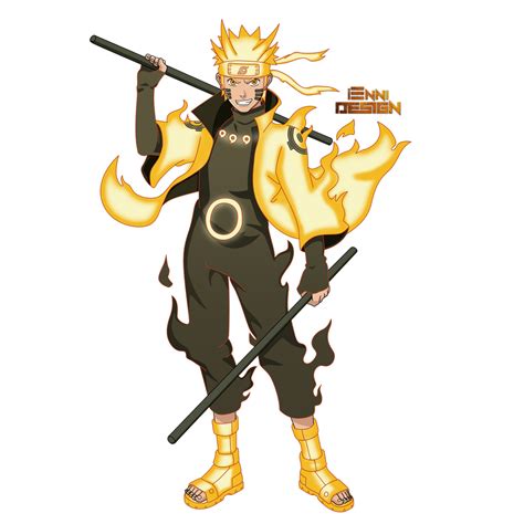 Naruto Shippuden|Naruto Uzumaki (Six Paths Mode) by iEnniDESIGN on DeviantArt