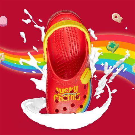 Crocs Has Partnered With Lucky Charms to Create Magically Delicious Clogs and Jibbitz