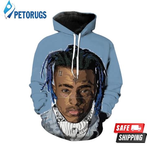 Xxxtentacion Clothing Hip Hop Xxxtentacion 3D Hoodie - Peto Rugs