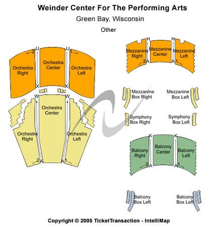 Weidner Center For The Performing Arts Tickets in Green Bay Wisconsin, Seating Charts, Events ...