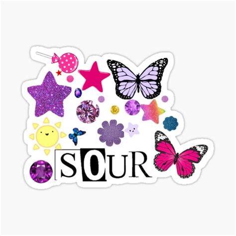 Olivia Rodrigo Sour Logo Sticker By Ckielman Redbubble | Porn Sex Picture