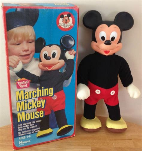 I remember this dumb thing---- vintage Marching Mickey Mouse doll | Mickey mouse doll, Vintage ...