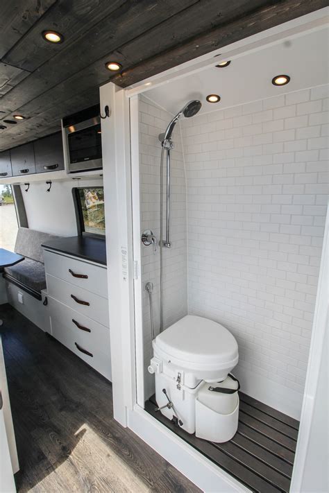 Logan - Freedom Vans | Camper bathroom, Van home, Van conversion interior