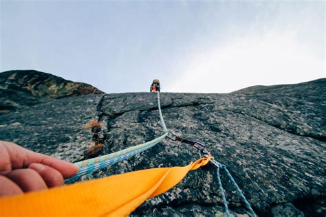 Rock Climbing with Cords and Ropes image - Free stock photo - Public ...