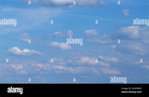 Growing and swelling dramatic slow Cumulus and Altostratus cloud formation Stock Video Footage ...