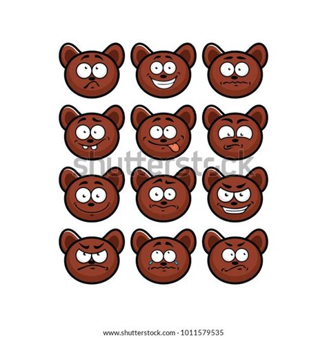 Bear Emoji Logo Vector Stock Vector (Royalty Free) 1011579535 | Shutterstock