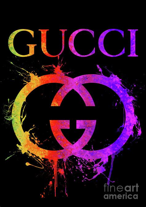 Gucci Logo - 78 Digital Art by Prar Kulasekara