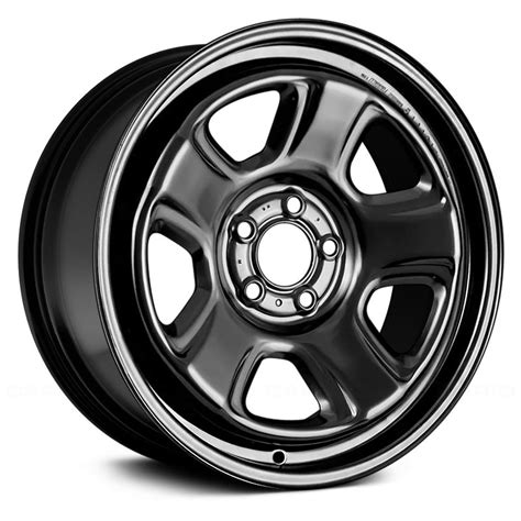 Replace® STL02344U45N - Dodge Charger 2008 18" Replica 5 Spokes Black ...