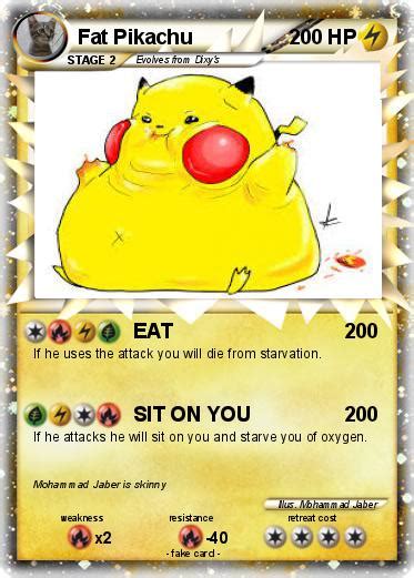 Pokémon Fat Pikachu 135 135 - EAT - My Pokemon Card