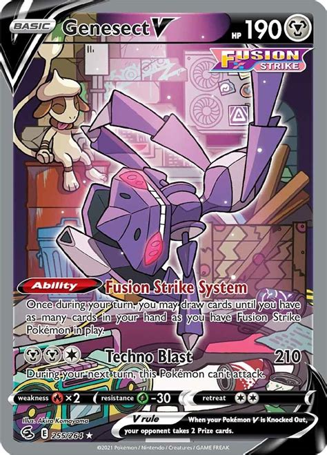 Genesect V (Alternate Full Art) - SWSH08: Fusion Strike - Pokemon