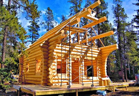 Luxurious Log Cabin in the Woods - North American Log Crafters