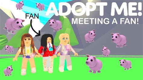 Meeting an amazing fan in roblox Adopt me! - YouTube