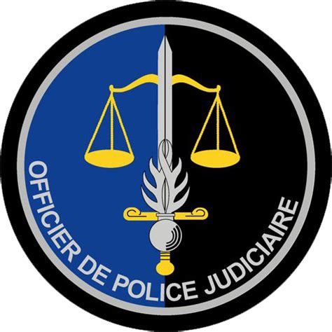 Ecusson Officier de Police Judiciaire