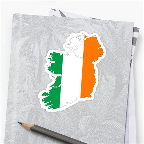 "Ireland Flag Irish Country Stickers" Sticker by ImageMonkey | Redbubble