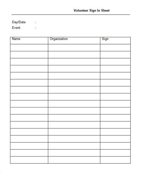 free word sign in sheet template - Saferbrowser Yahoo Image Search ...