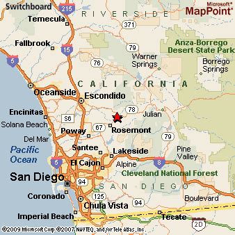 Where is Ramona, California? see area map & more