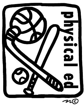 P.e Clipart Black And White