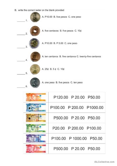 Addition And Subtraction Of Philippine Money (Coins And, 42% OFF