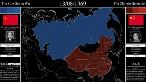 What if the Sino-Soviet Conflict went Nuclear? : r/imaginarymaps