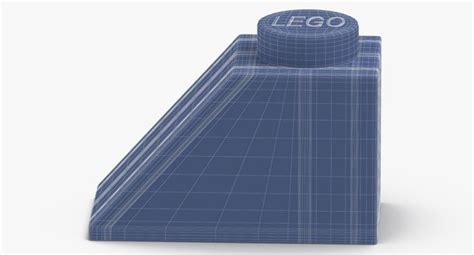 Lego brick 2x1 slope 3D model - TurboSquid 1409399