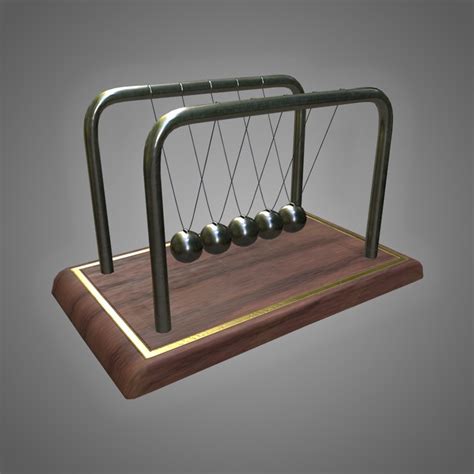 Newton s cradle - 3D model - TurboSquid 1254994