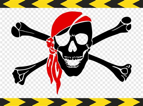 Skull and crossbones Svg Pirate skull Clipart Cut files for