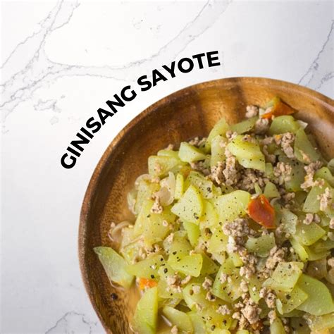 Ginisang Sayote(Sauteed Chayote): A Delicious Filipino Vegetable Dish with a Unique Twist ...