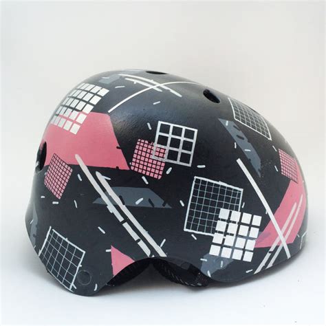 1980's Print Bike Helmet | Inkwell Helmets