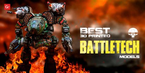 3D Printed BattleTech Models: Miniatures and Large-Scale Mechs