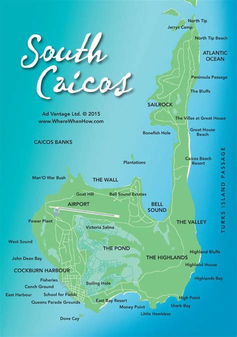 Turks And Caicos Beaches Map | Beach Map