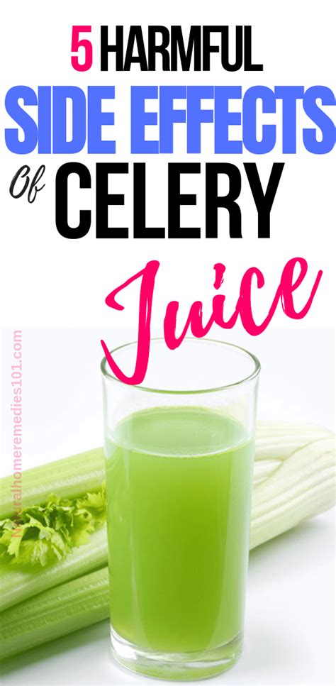 Celery Juice Negative Effects - health benefits