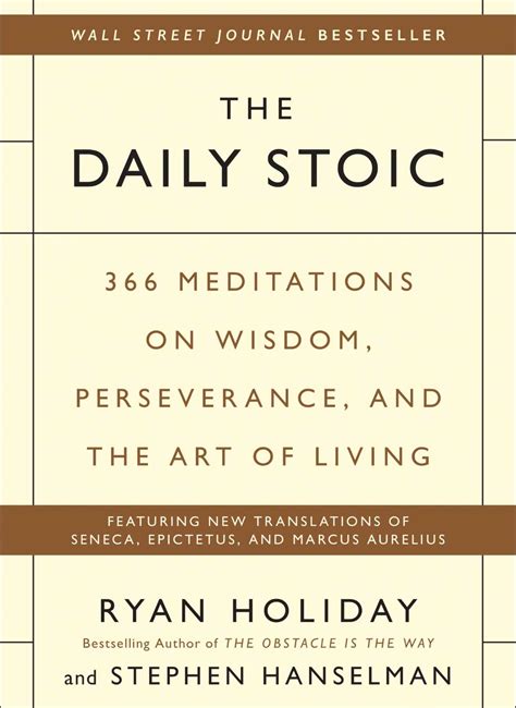 Daily Stoic Meditations from Seneca, Epictetus, and Aurelius