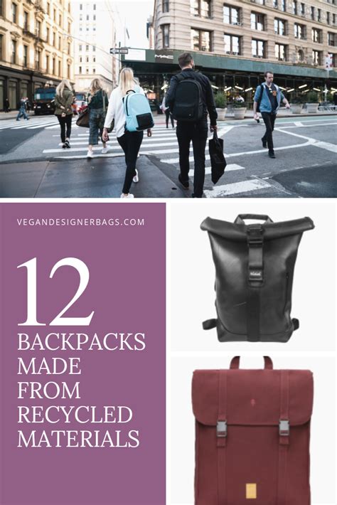 The Best Backpacks Made From Recycled Materials (2019) - Vegan Designer Bags | Sturdy backpacks ...