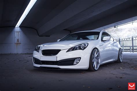 Custom Parts Add a Touch of Style to White Hyundai Genesis Coupe ...