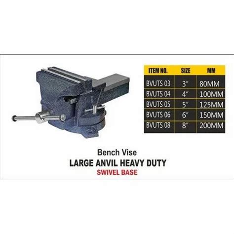 Unison Large Anvil Heavy Duty B Bench Vise at best price in Jalandhar | ID: 20848043548