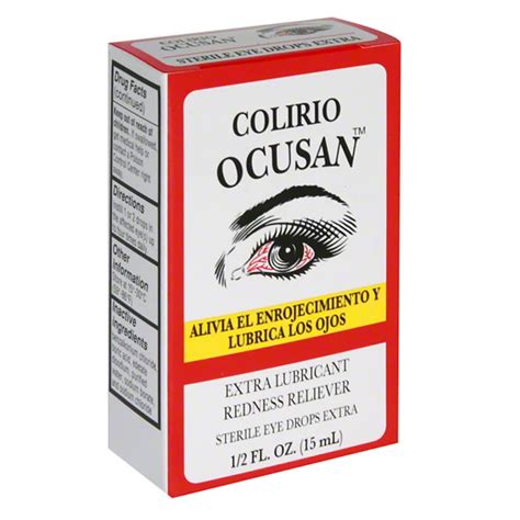 Colirio Ocusan Sterile Redness Relieving Extra Lubricating Eye Drops - Shop Eye & Ear Care at H-E-B