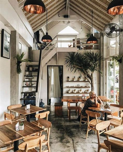 The Loft Café, Bali (With images) | Cafe interior design, Coffee shop decor