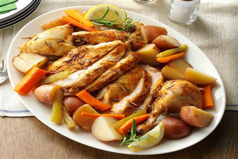 Receta de pollo al horno con verduras mixtas » Diabetes.AC