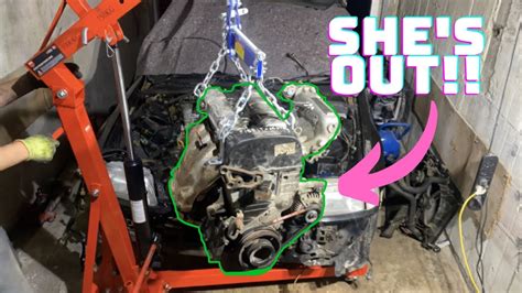 Budget EF Civic Build - Part 4: Pulling The Engine - YouTube